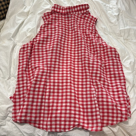 Vintage Torrid plaid sleeveless shirt - Picture 4 of 4